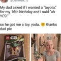 A Toyota for ther 16th birthday