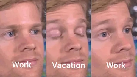 fast vacation meme