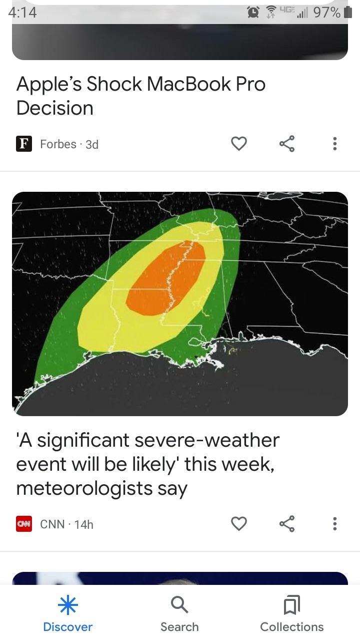 Beware the avocado storm - meme