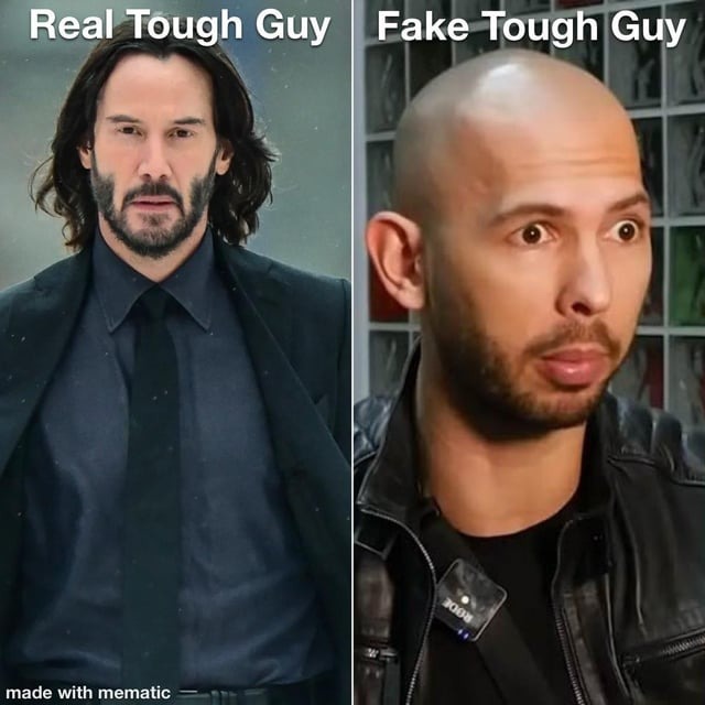 Real tough guy - meme