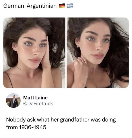 German-Argentinian girl - meme