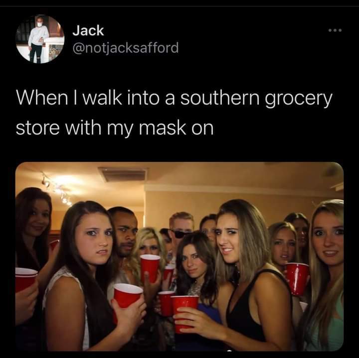 lol, u wear a mask bro? - meme