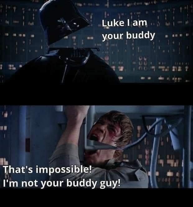 come to the dark side buddy - meme