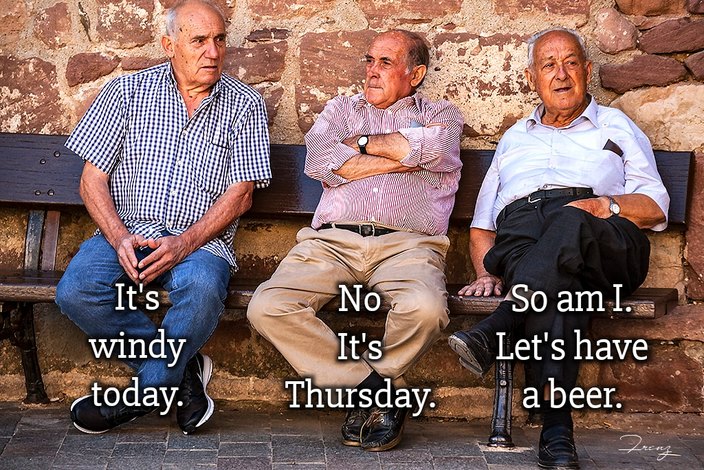 Three Old Men - meme