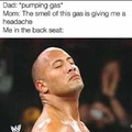 Gas smell