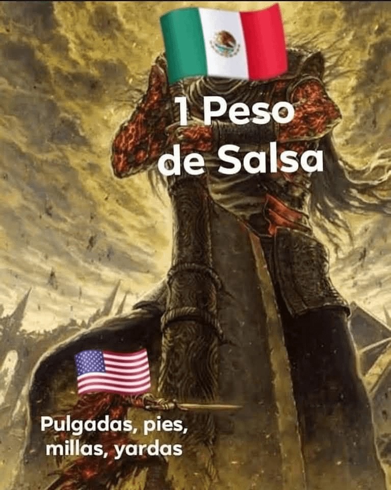 1 peso de salsa - meme