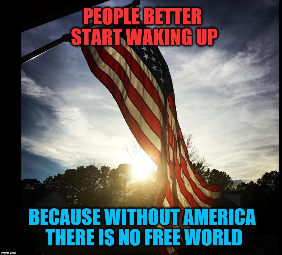 Without America there’s no free world bro - meme