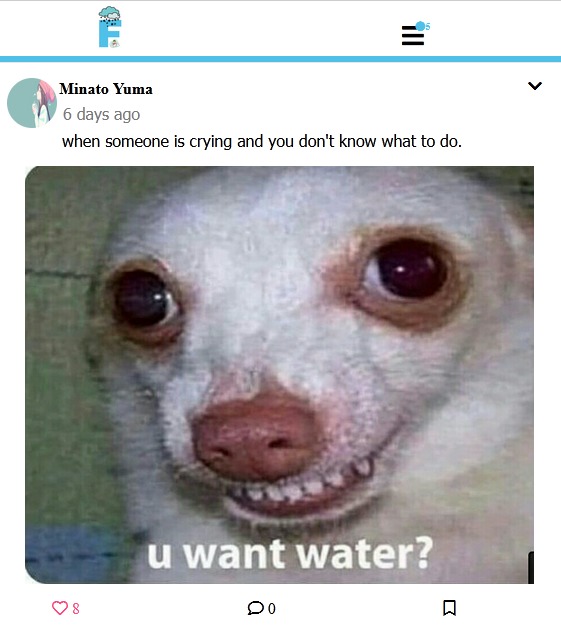 want some water? - meme