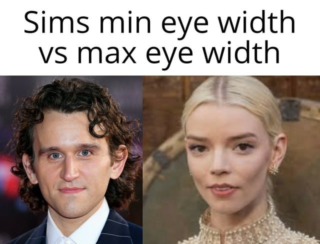 Eye width - meme