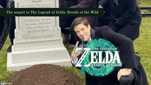 Jugadores de Zelda dejando Breath of the Wild for Tears of the Kingdom - meme