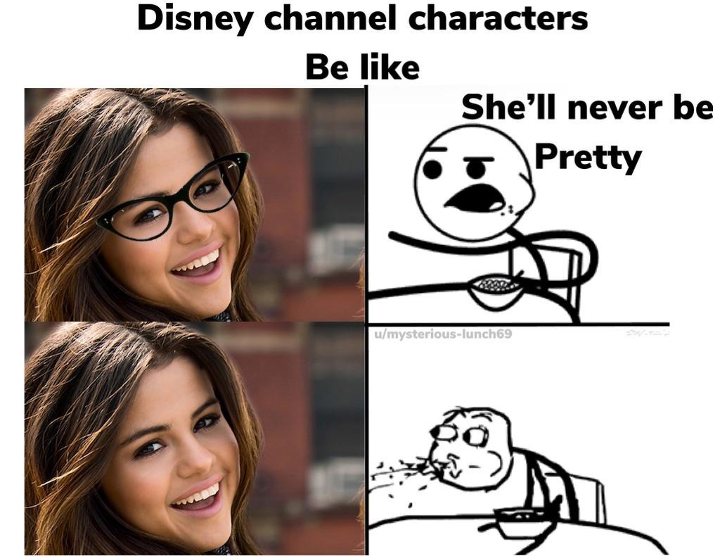 Disney Channel characters - meme