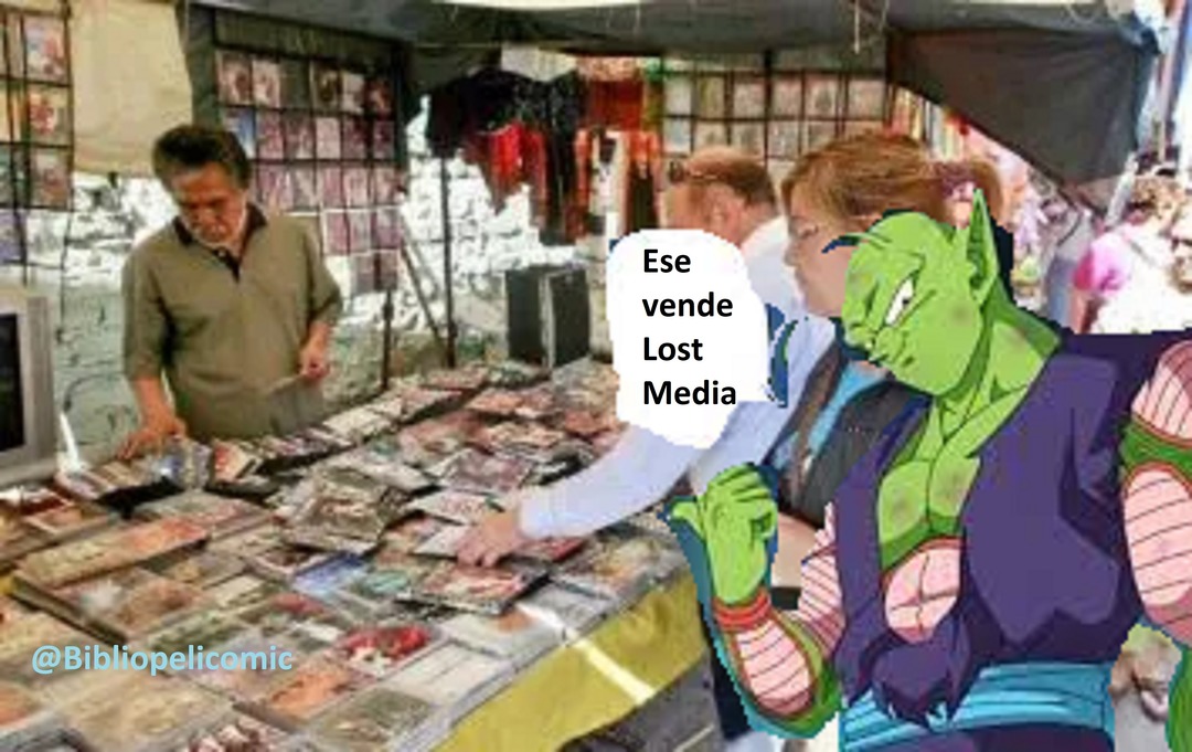 Los vendedores de pelis pirata vendian Lost Media - meme