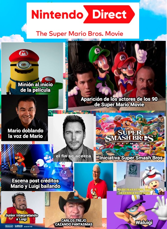 Predicción para la película de Mario bros - meme
