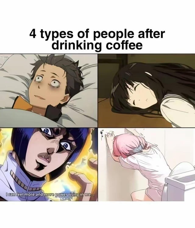 me 5 minutes after coffee trying to teleport to Saturn - meme