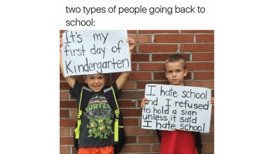 types of kid - meme