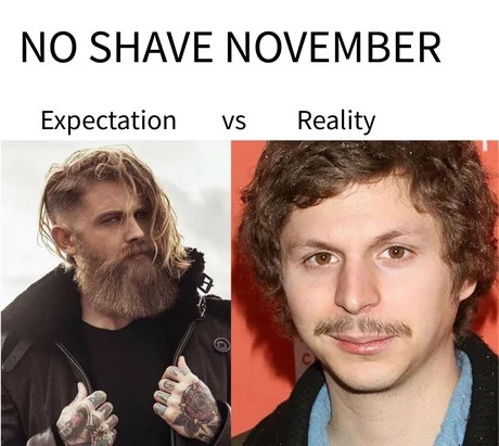 No shave November meme