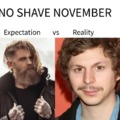 No shave November meme