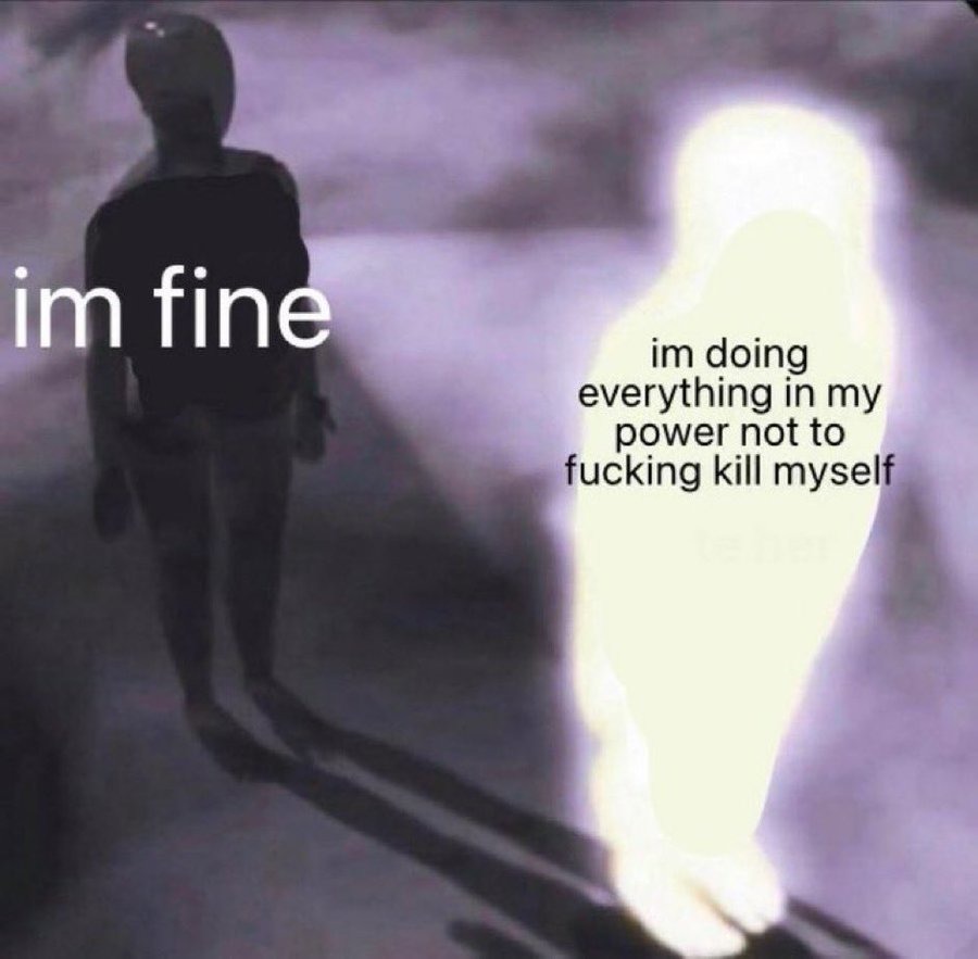 I'm fine - meme