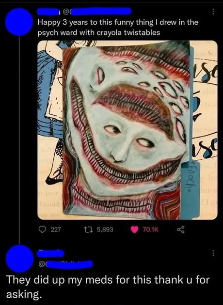 give this man more meds - meme