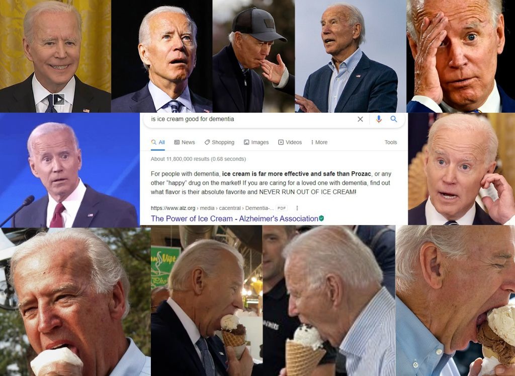 dongs in a biden - meme