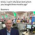 Boomers trying to get a refund