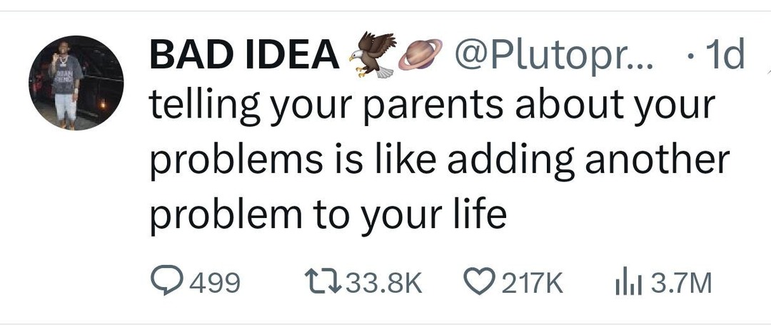 Telling your parents was the boss battle after the side quest - meme