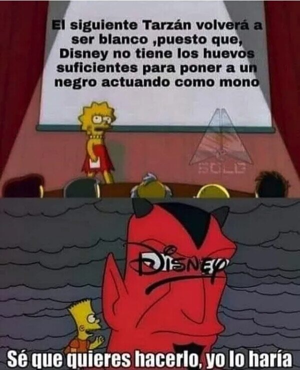 Disney dudando con Tarzán - meme