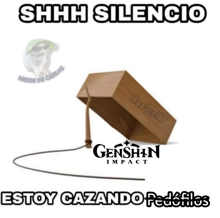 When eres jugador de genshin impact: Soy pedofilo xdxxdxdx - meme