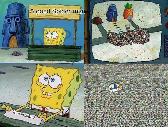 Spidermans - meme