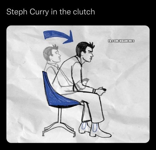steph curry in the clutch - meme