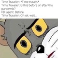 Time traveler meets FBI agent