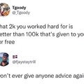 advice