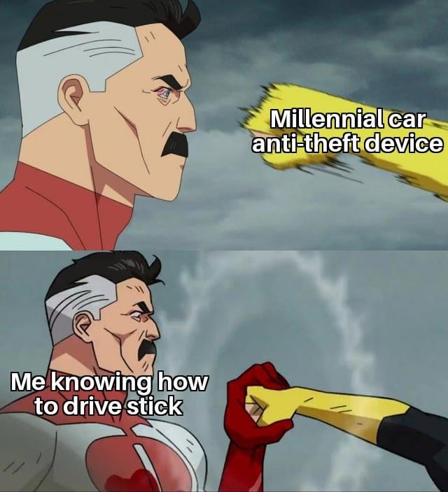 Millennial car - meme