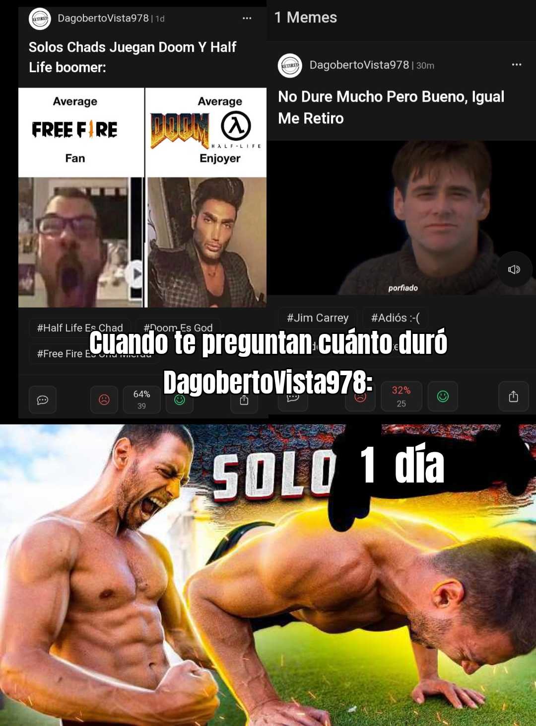 Pendejo no dura nada - meme