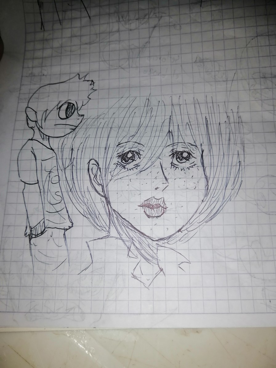 Publicó un dibujo que hice hace unos. Días. Esta mal hecho y perdonen por intentar dibujar al de Scott pilgrim de memoria, si quieren lo cojen a negativos - meme