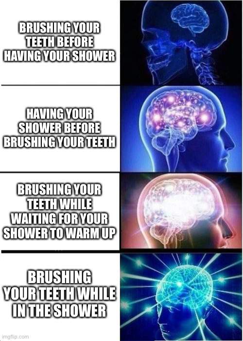 Shower night - meme