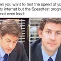 Internet speedtest