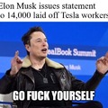 Tesla lay off meme