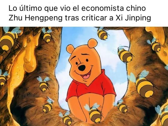 Zhu Hengpeng fue eliminado por Xi Jinping - meme