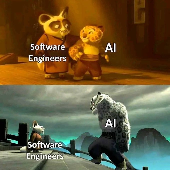 De ingenieria de software a inteligencia artificial - meme