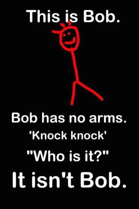 Bob has no arms D: - meme
