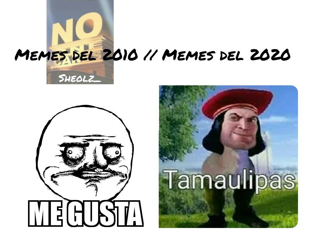 2010 vs 2020 - meme