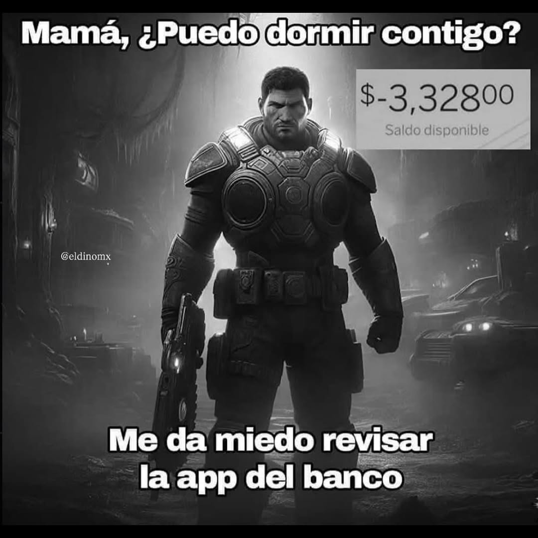 Yo viendo mi saldo bancario - meme