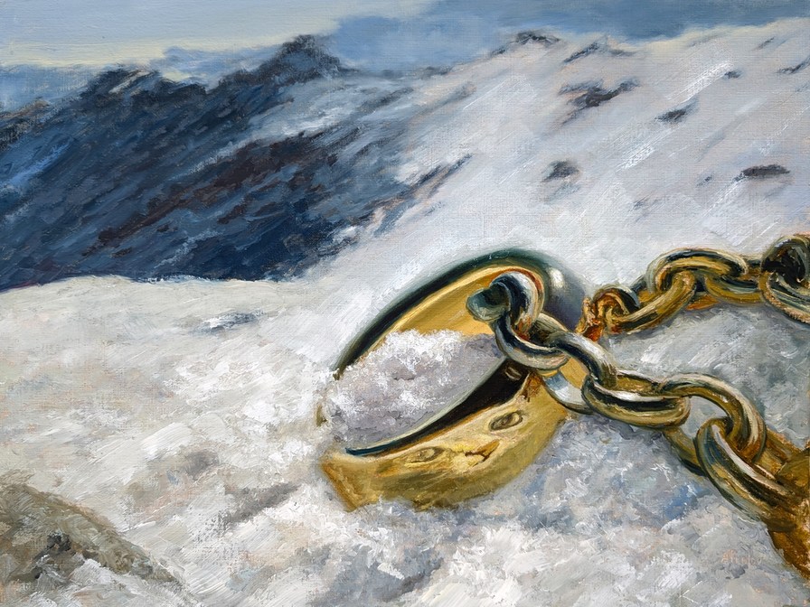 "Who Lost This One?" - my oil painting - meme