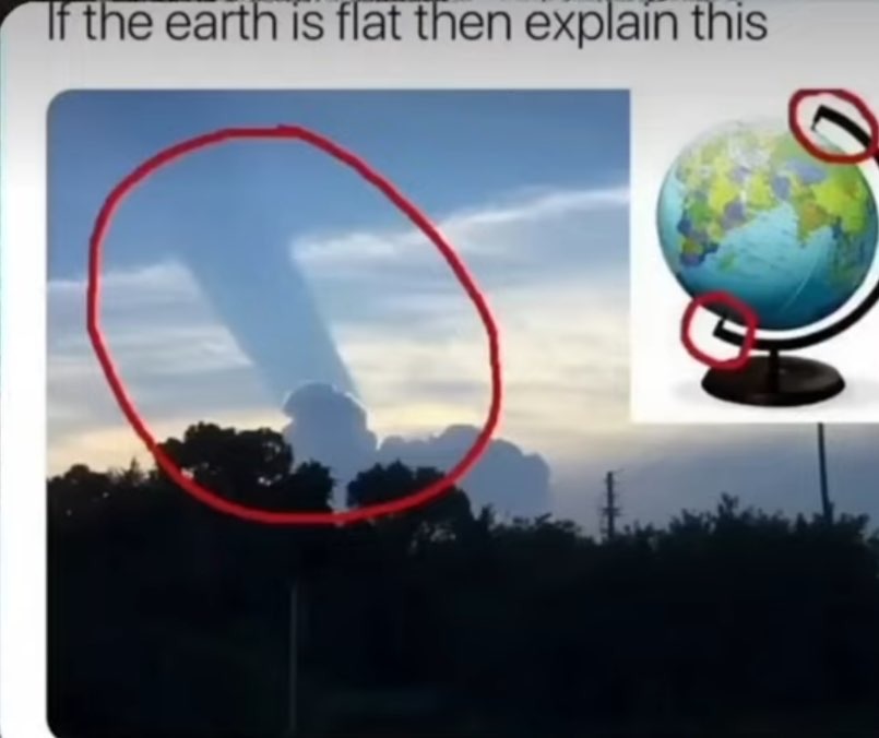 La tierra es plana - meme