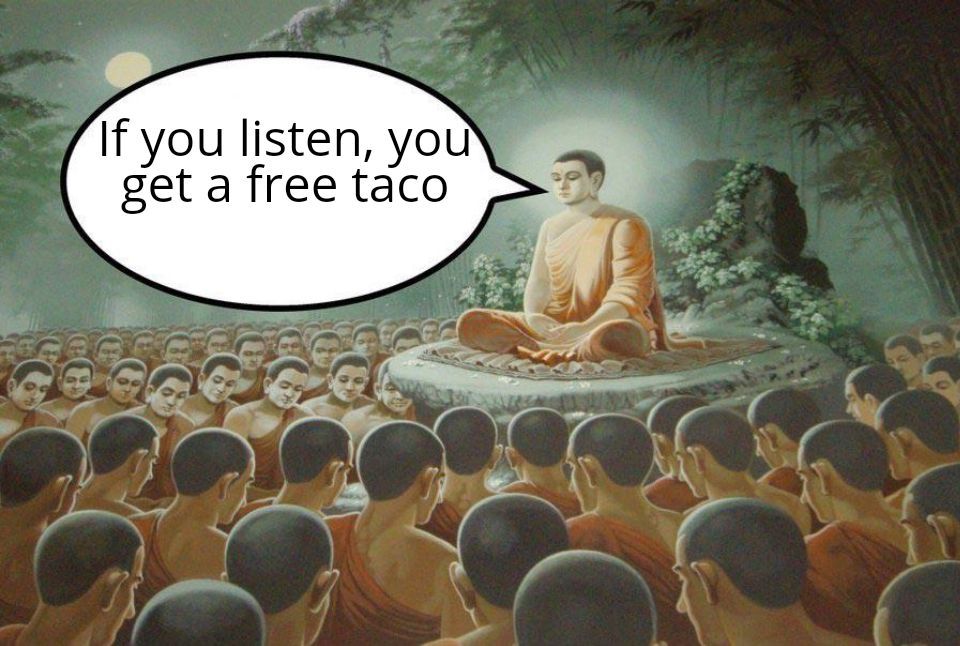 Free taco - meme