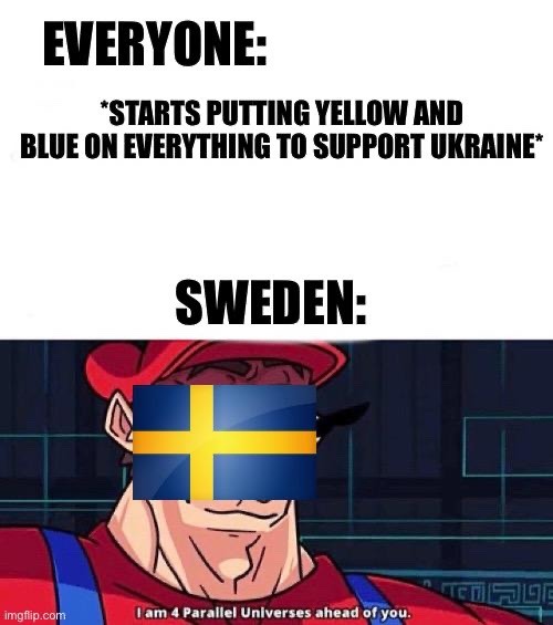 Sweden was always a step ahead - meme