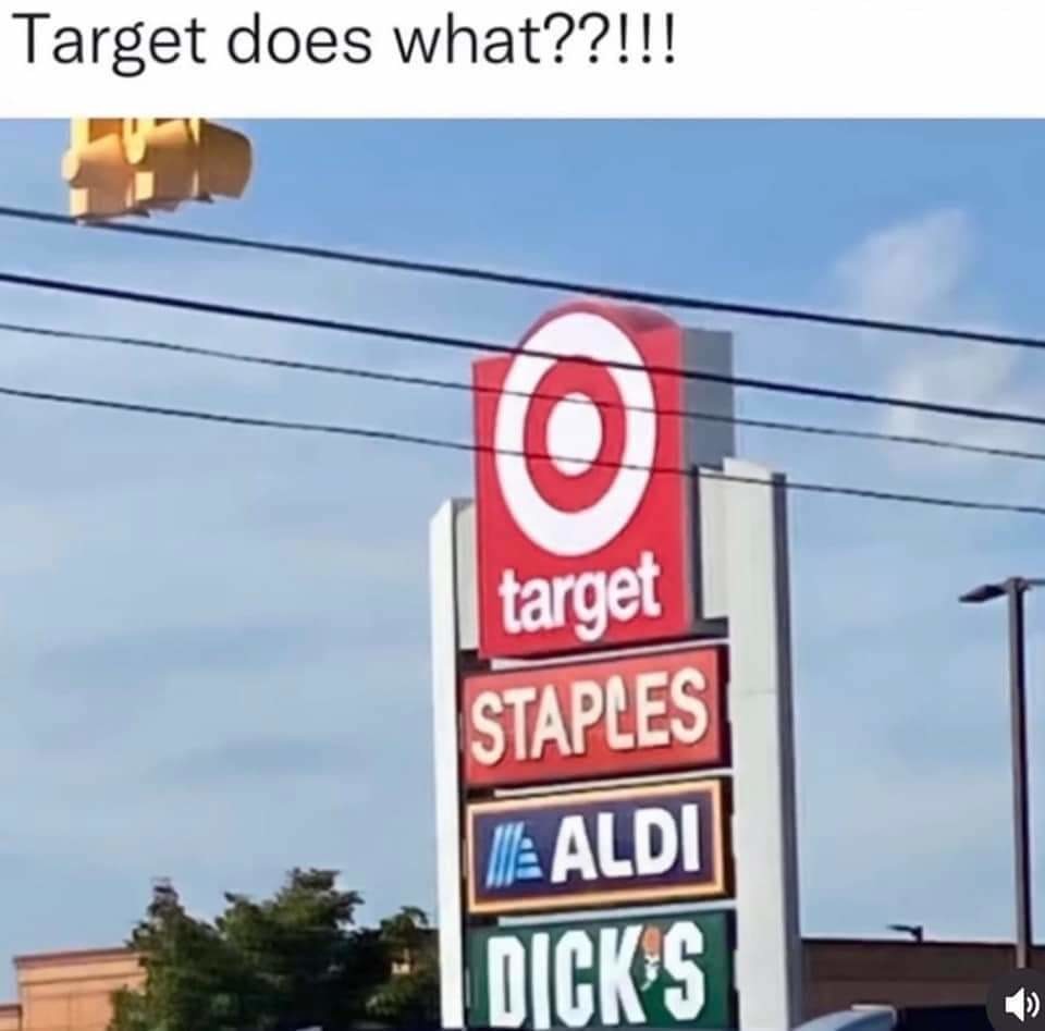 Bad bad target.... - meme