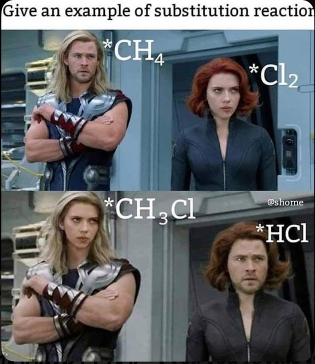 Bro did chemistry like it was street slang - meme