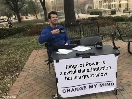 The Rings of Power opinion - meme